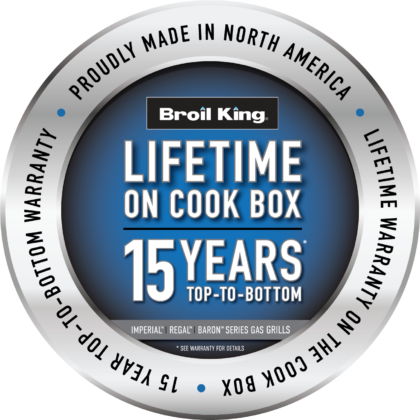 15 Year Limited Lifetime on Cook Box  Warranty
