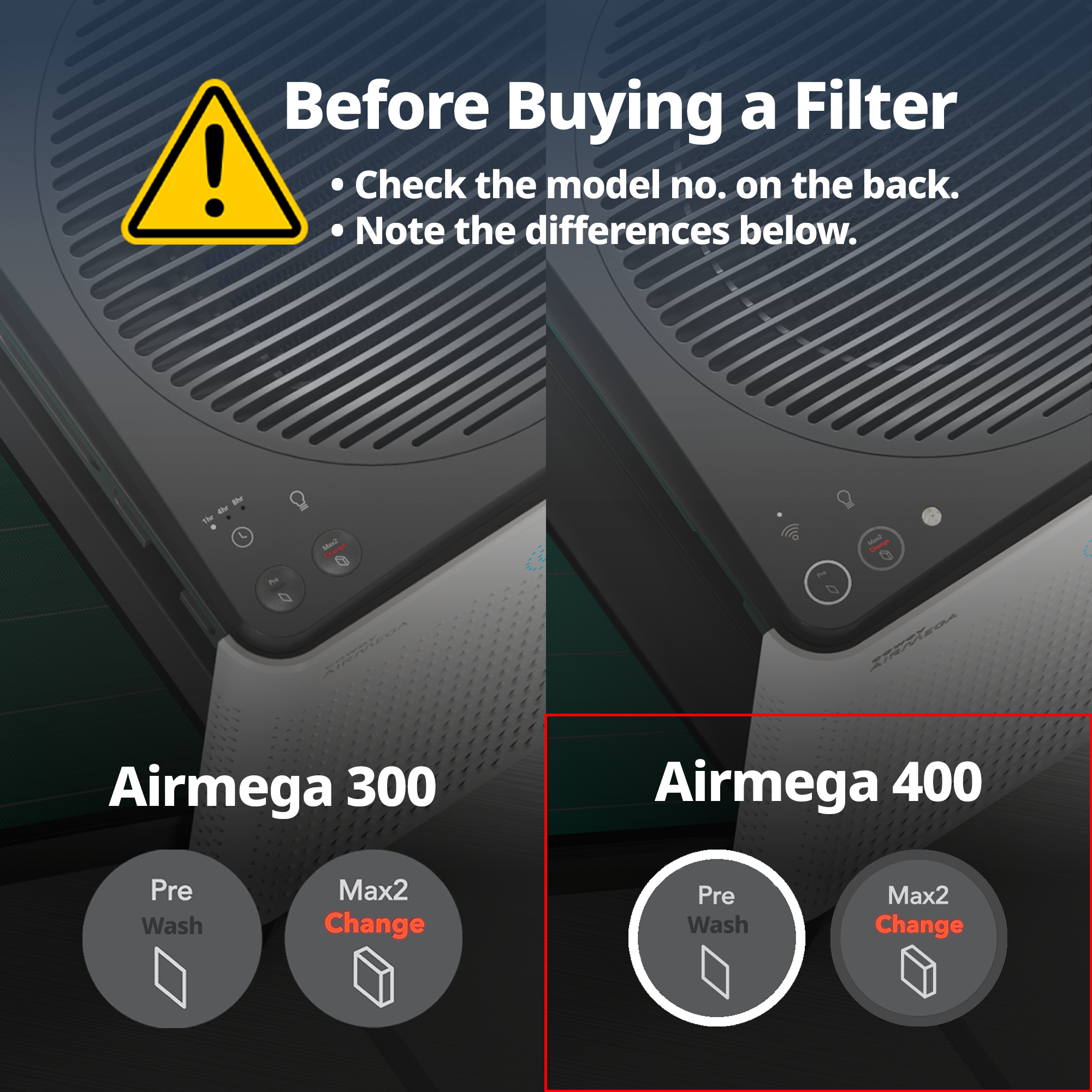 Airmega 400 Max2 Filter Set