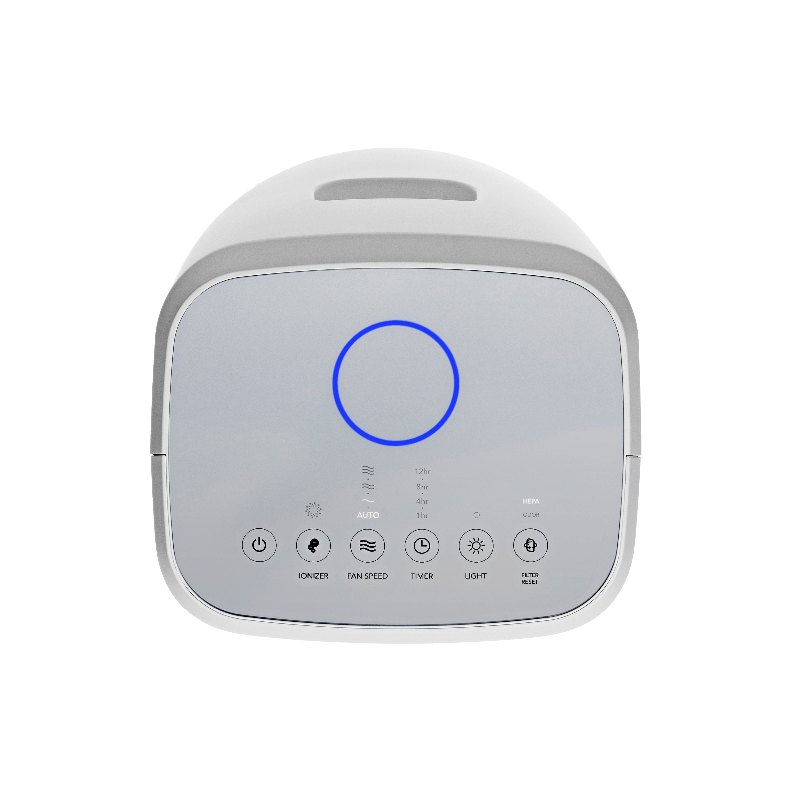 Coway Airmega AP-1216L top view of controls