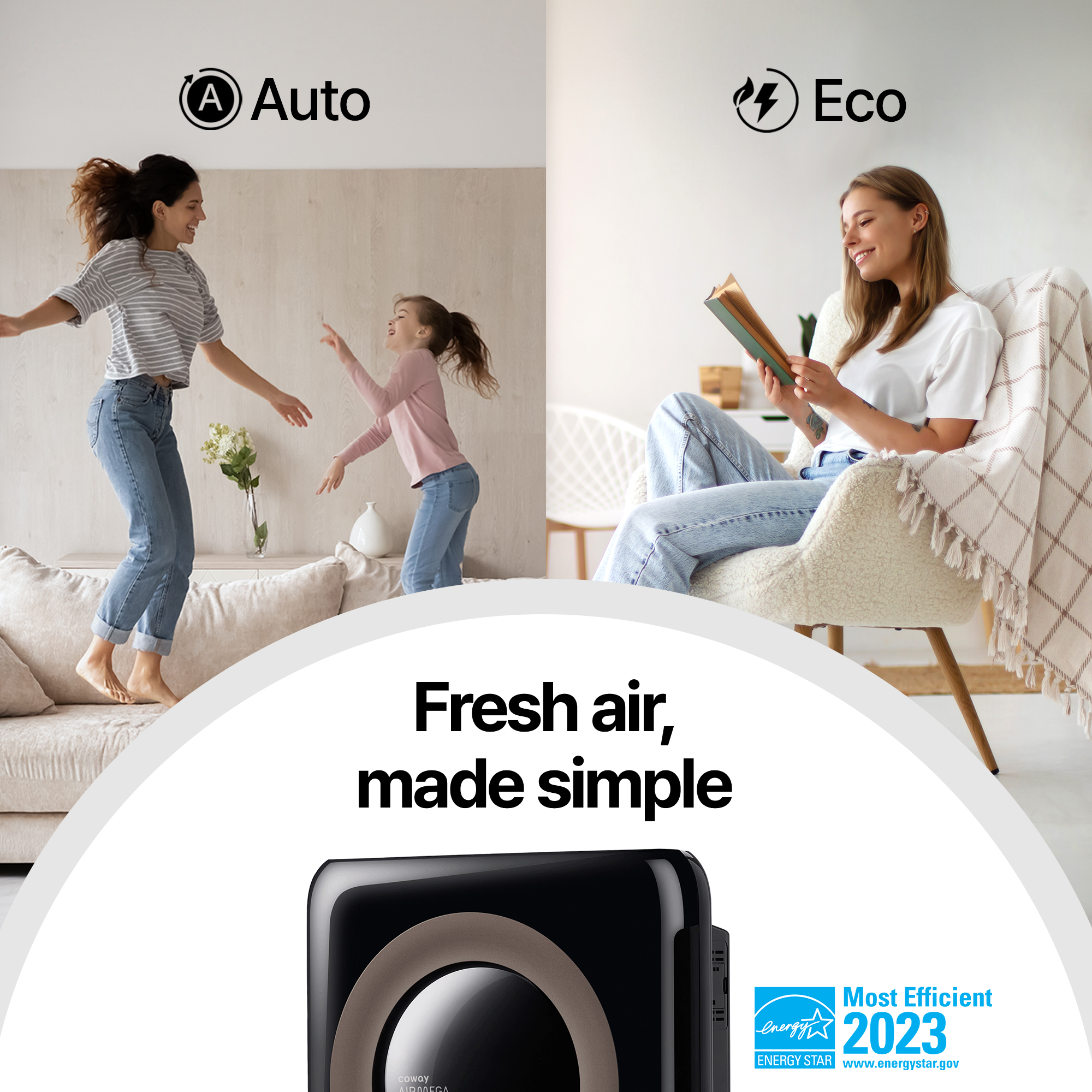 Airmega smart mode 