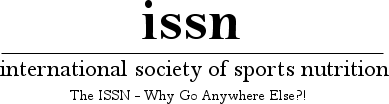CISSN – Sports Nutrition
