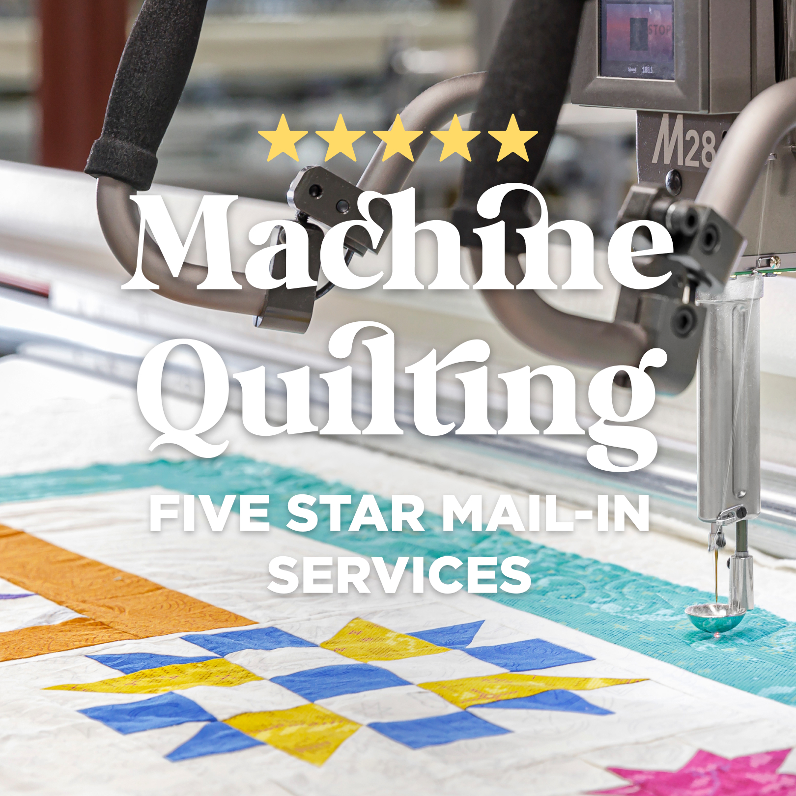 Missouri Star Machine Quilting services offer edge-to-edge quilt finishing at a great price! Choose from 100s of patterns to finish your quilt project.