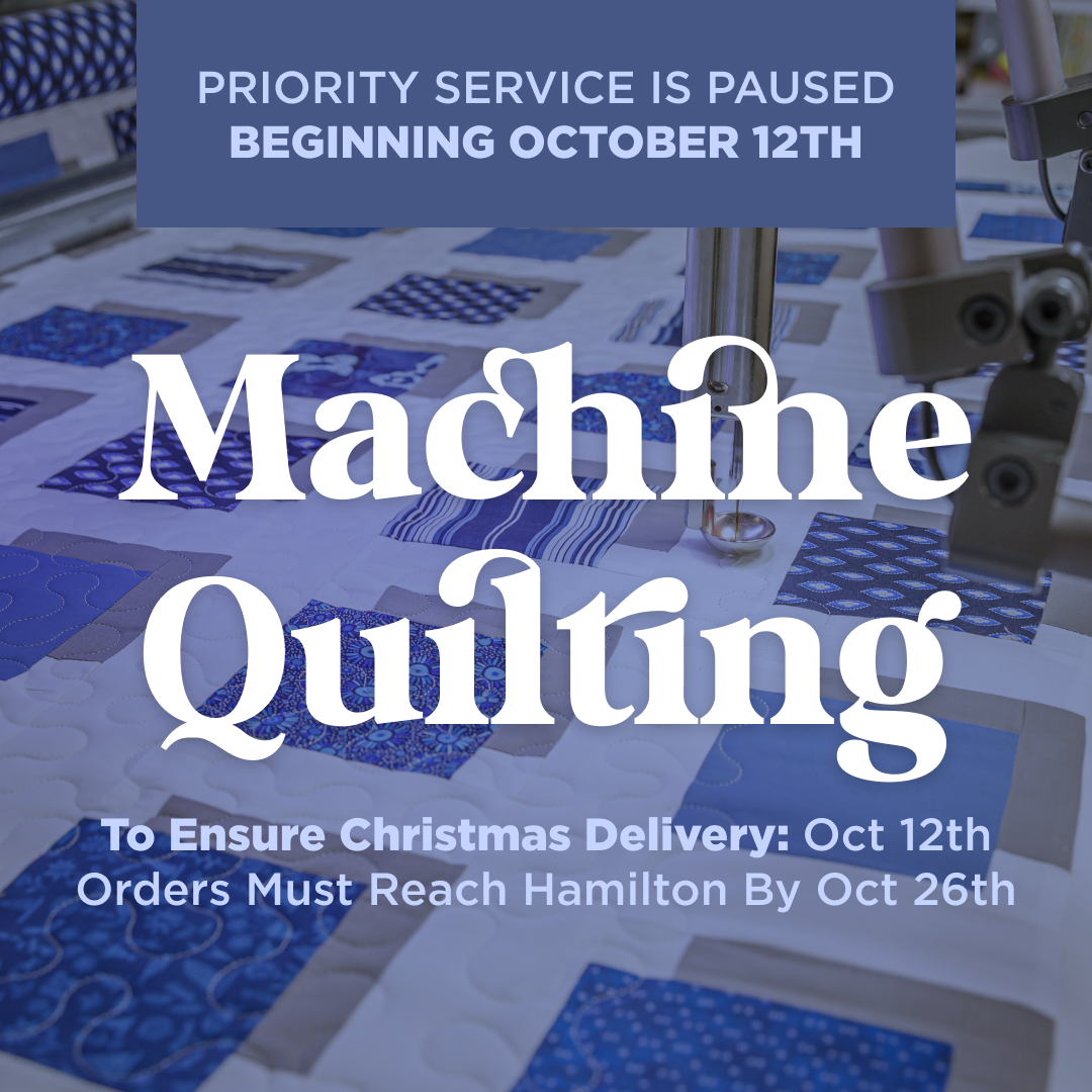 Missouri Star Machine Quilting services offer edge-to-edge quilt finishing at a great price! Choose from 100s of patterns to finish your quilt project.