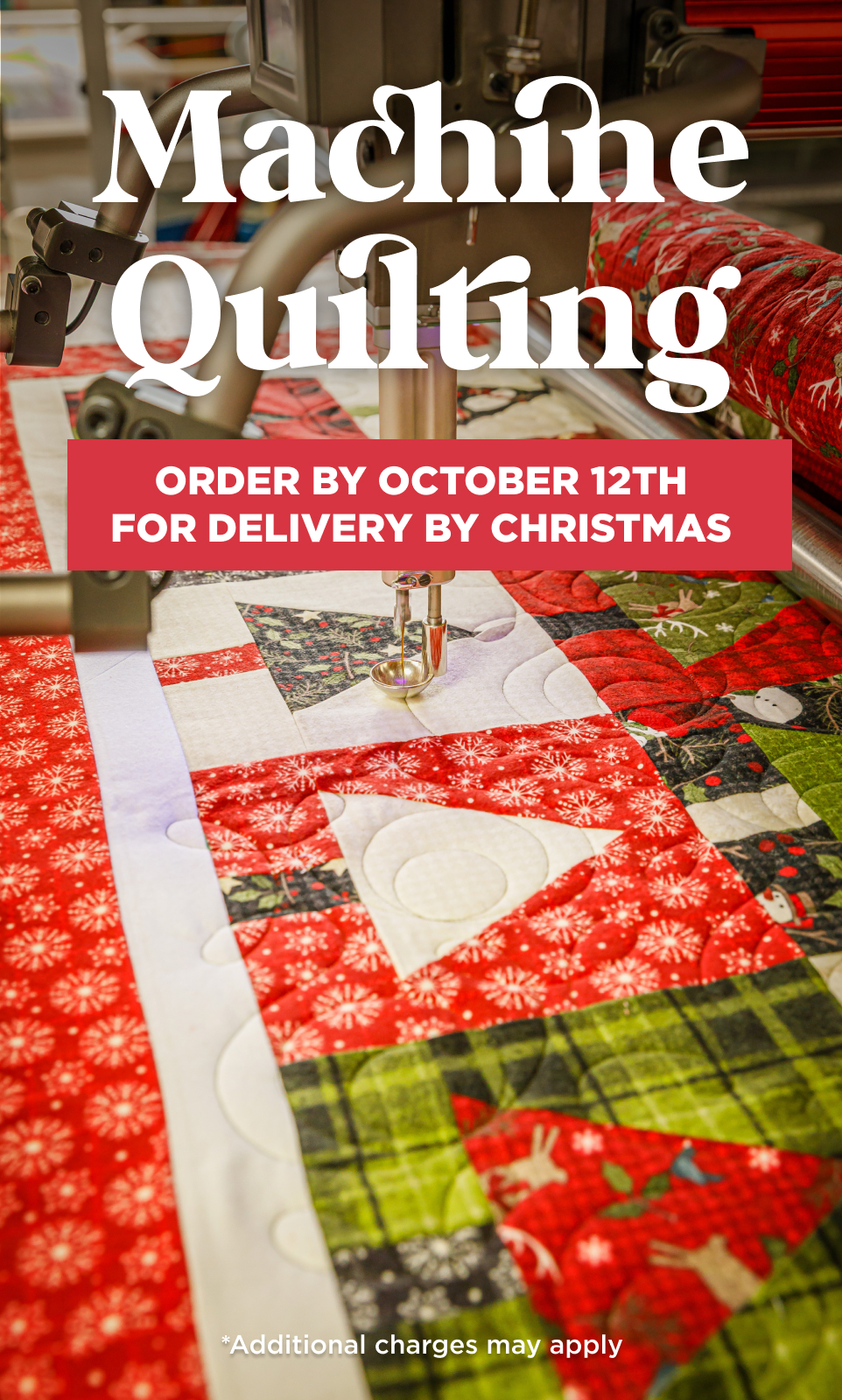 Finish your Quilt! Machine Quilting Services