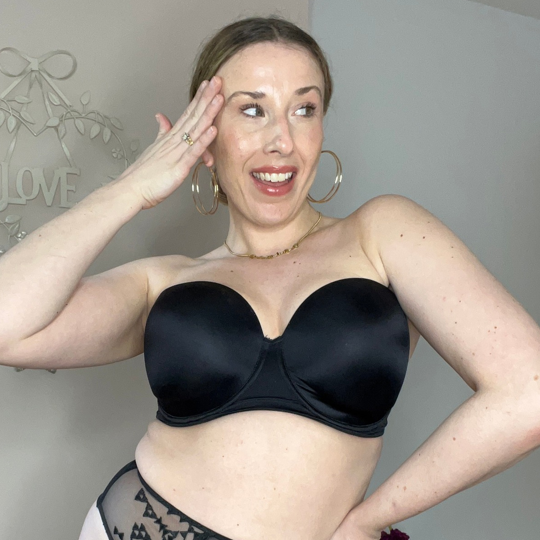 Curvy Kate Smoothie Strapless Moulded Bra Black - My Curves