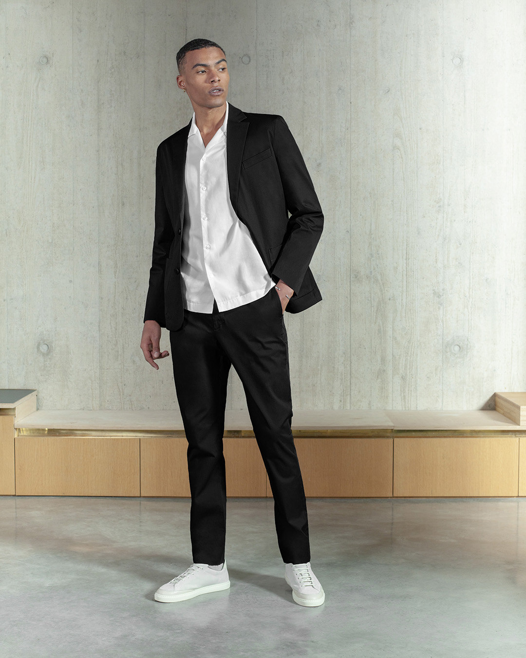 新品✨ Theory 24SS TAILOR CLEAN BLAZER ブラック Oversized Blazer - Fabletics