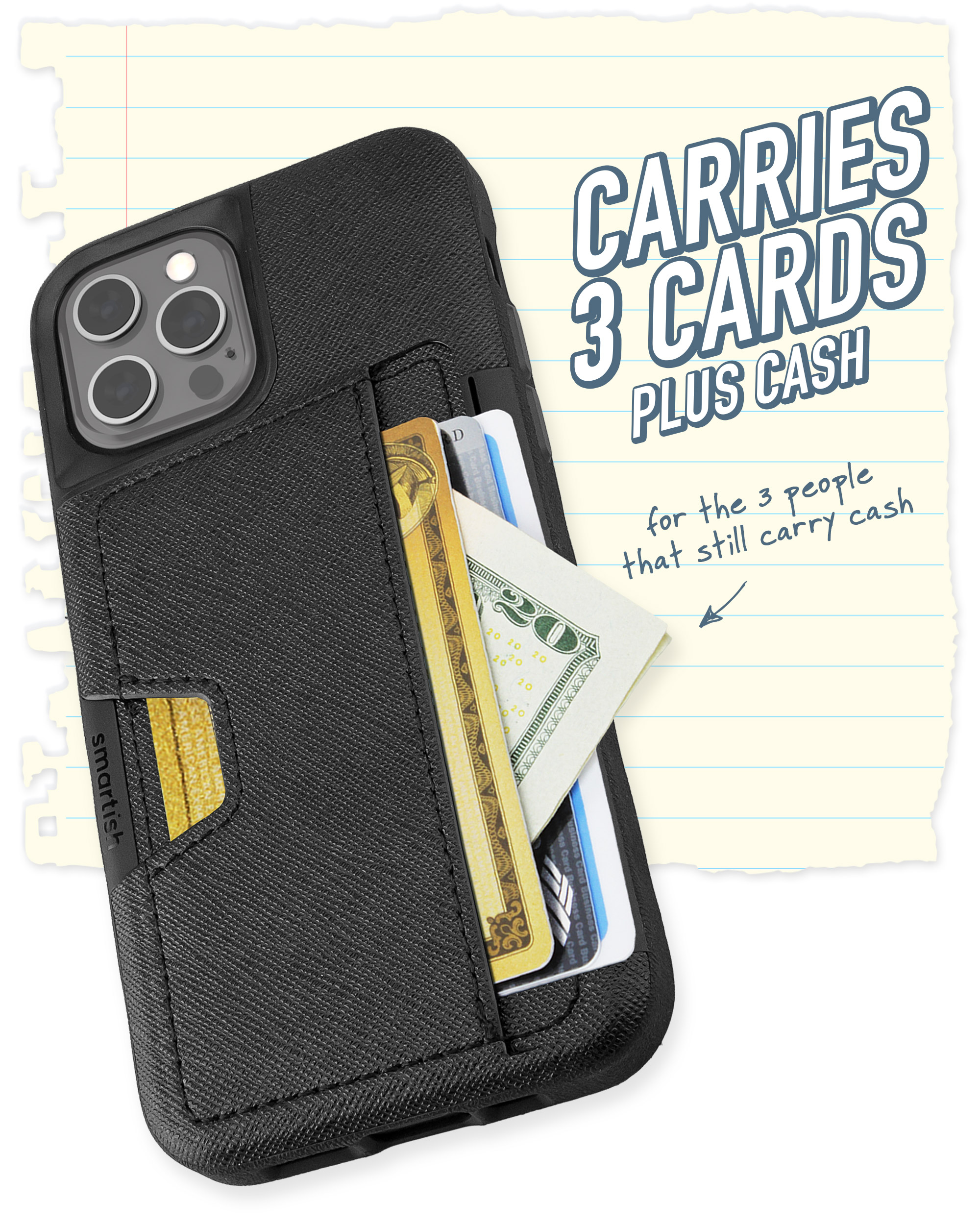 Wallet Slayer Vol. 2 - Card Case for iPhone 12 / 12 Pro (6.1) – Smartish