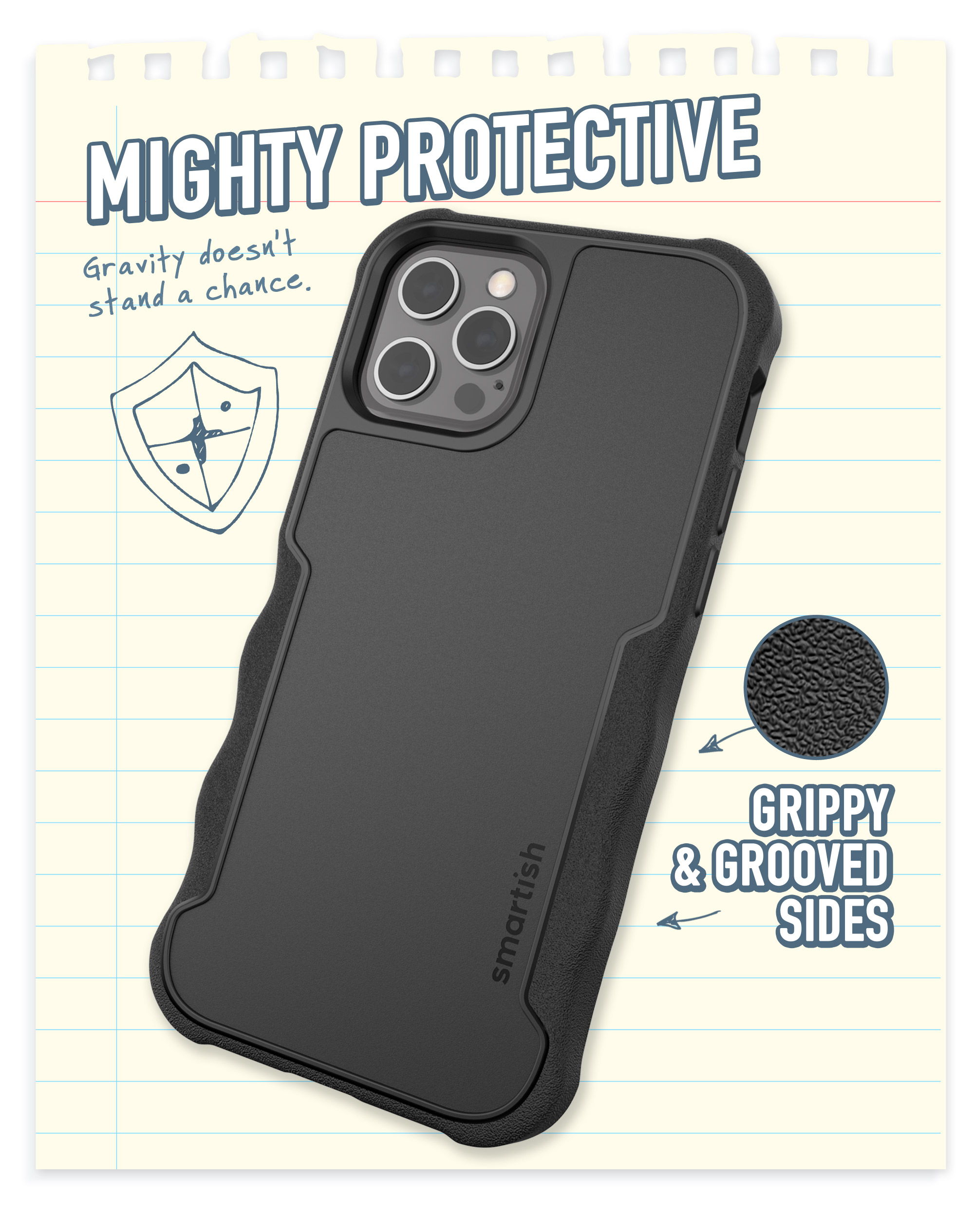 Gripzilla - Armor Case for iPhone 12 / 12 Pro (6.1) ā?? Smartish gripzilla phone case