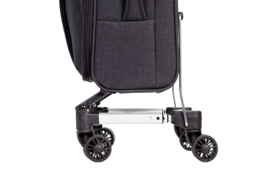 patented chassis with dual purpose innovation; from carry-on to travelling seat for toddlers