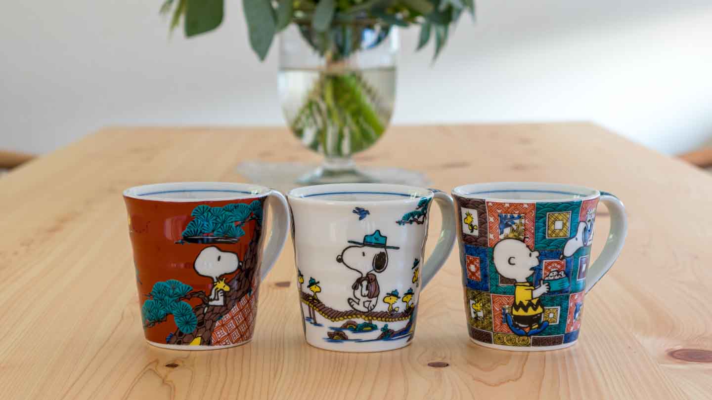 Japanese Snoopy House Ceramic Coffee Mug Porcelain Cup 02749 