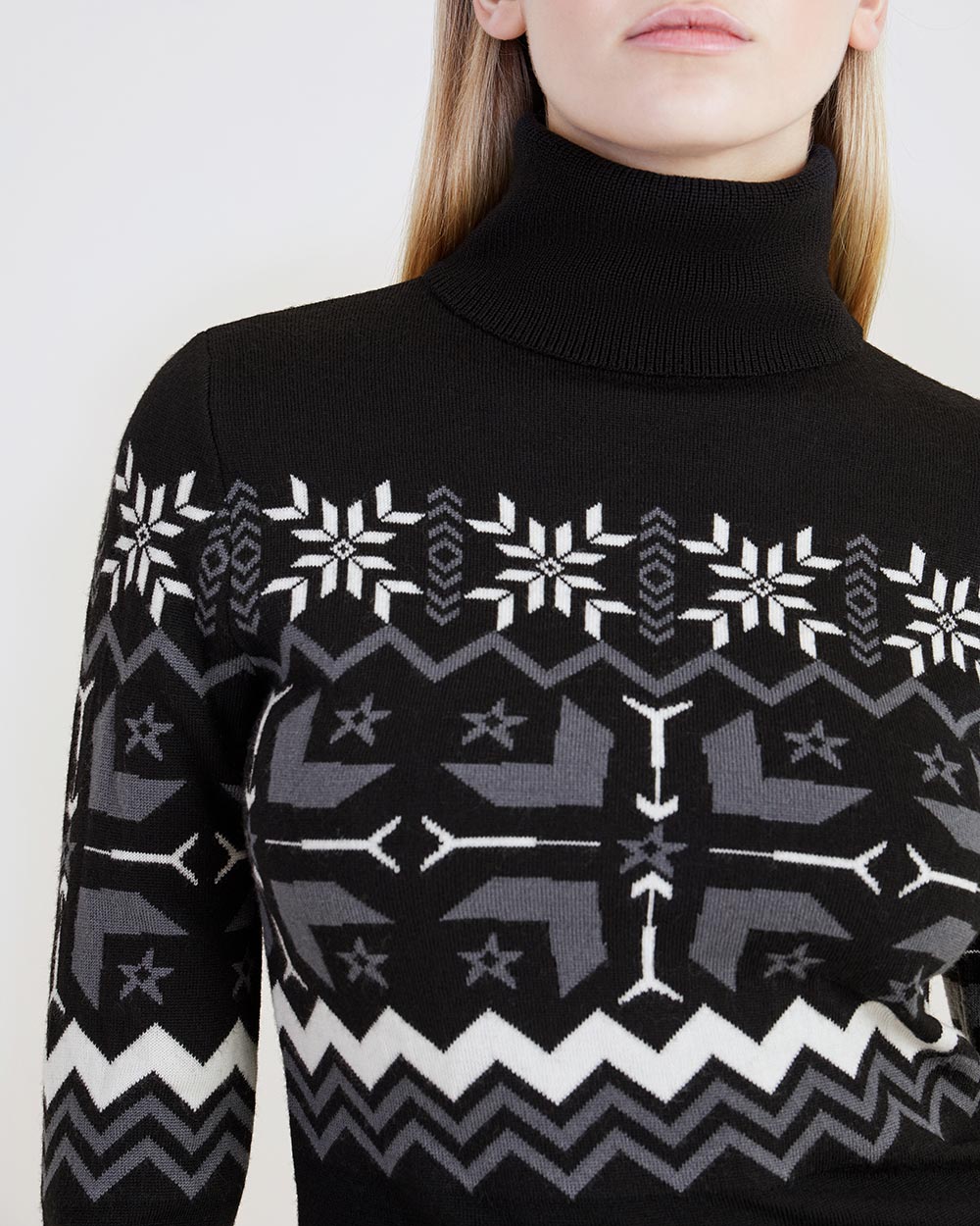 Women's Nordic Turtle-Neck Sweater