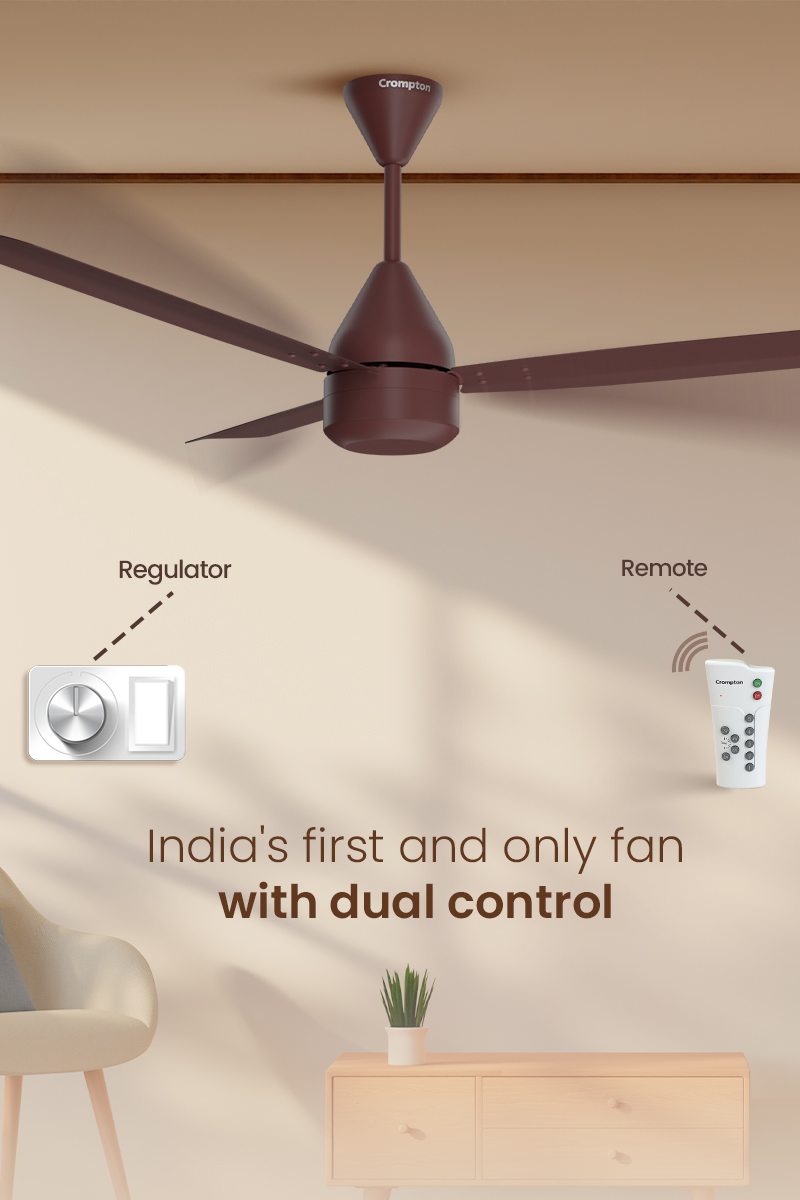 India's First And Only Fan With Dual Control