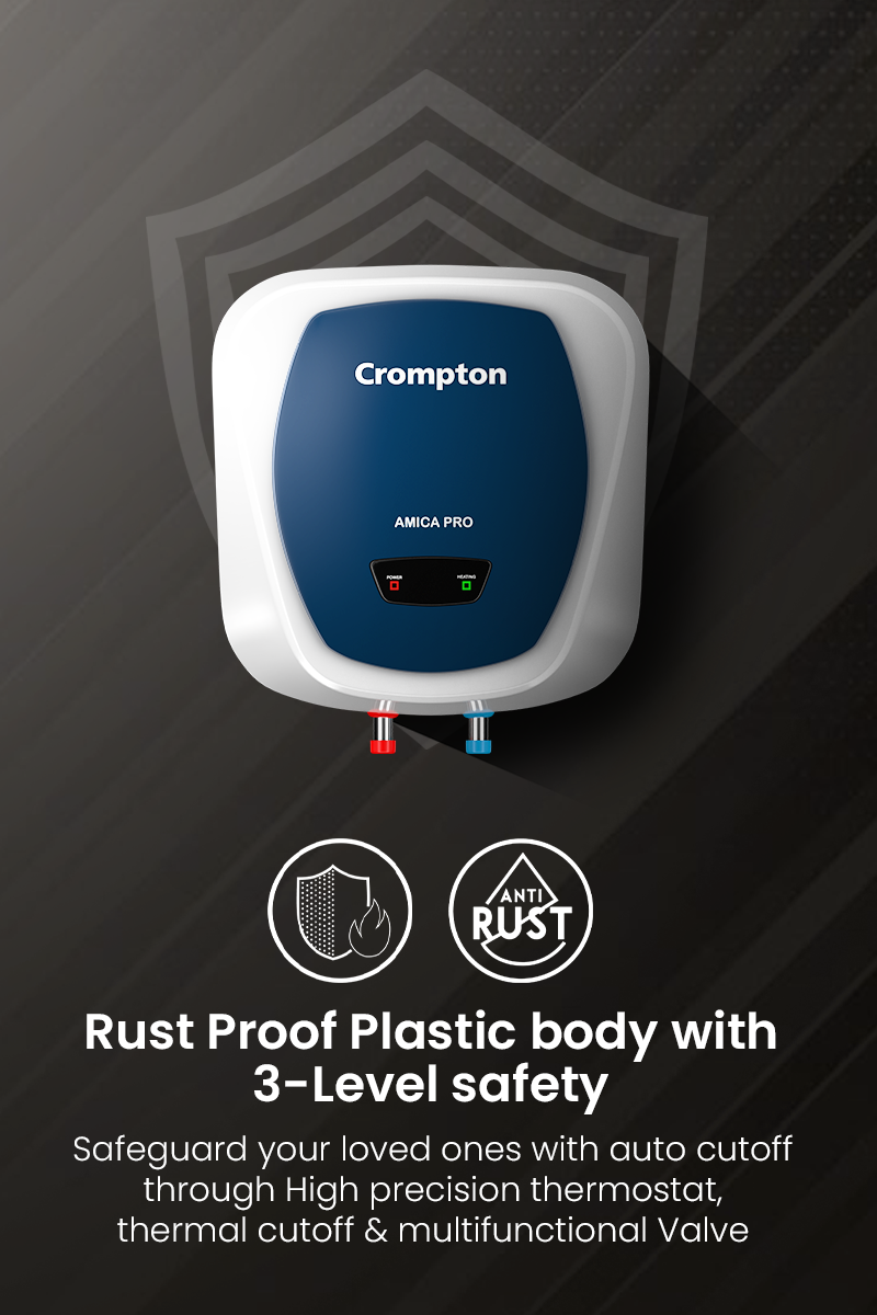 Rust Proof Plastic Body With 3-Level Safety