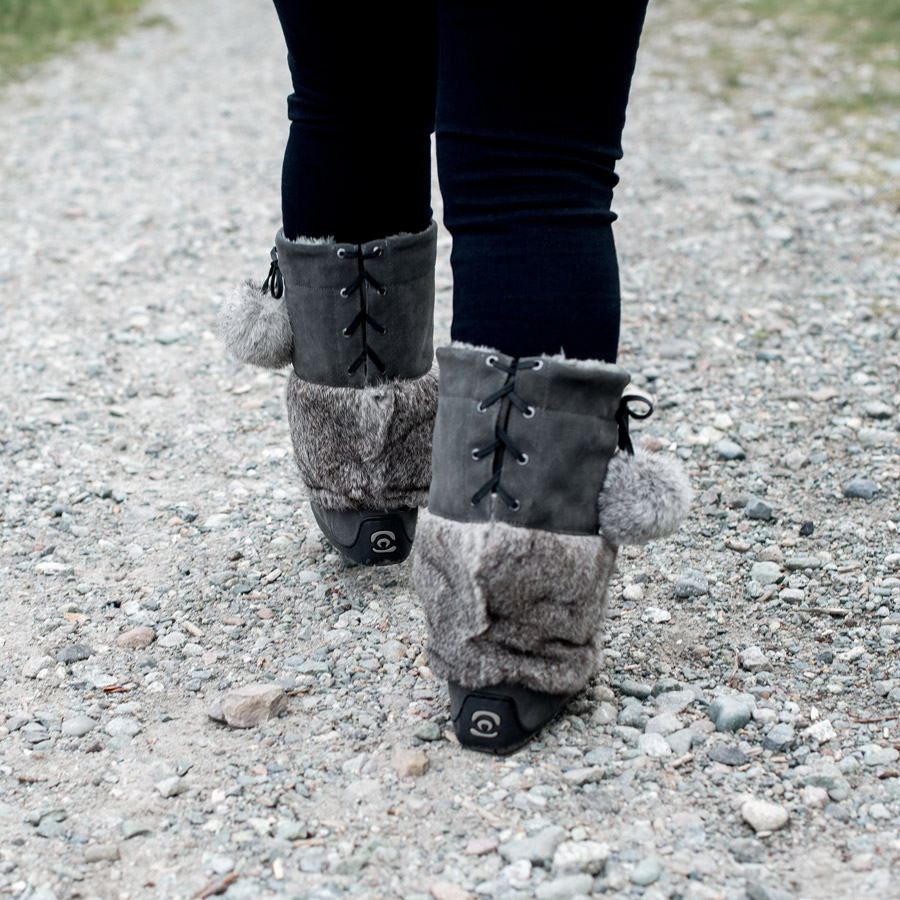 Manitobah Mukluks Tall Wrap Suede - Black – Rob McIntosh