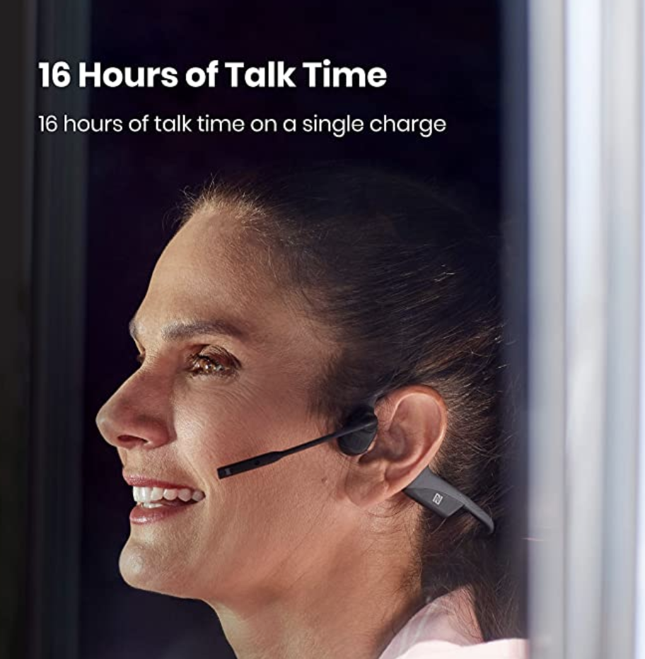 Aftershokz Opencomm Wireless Bluetooth Headset