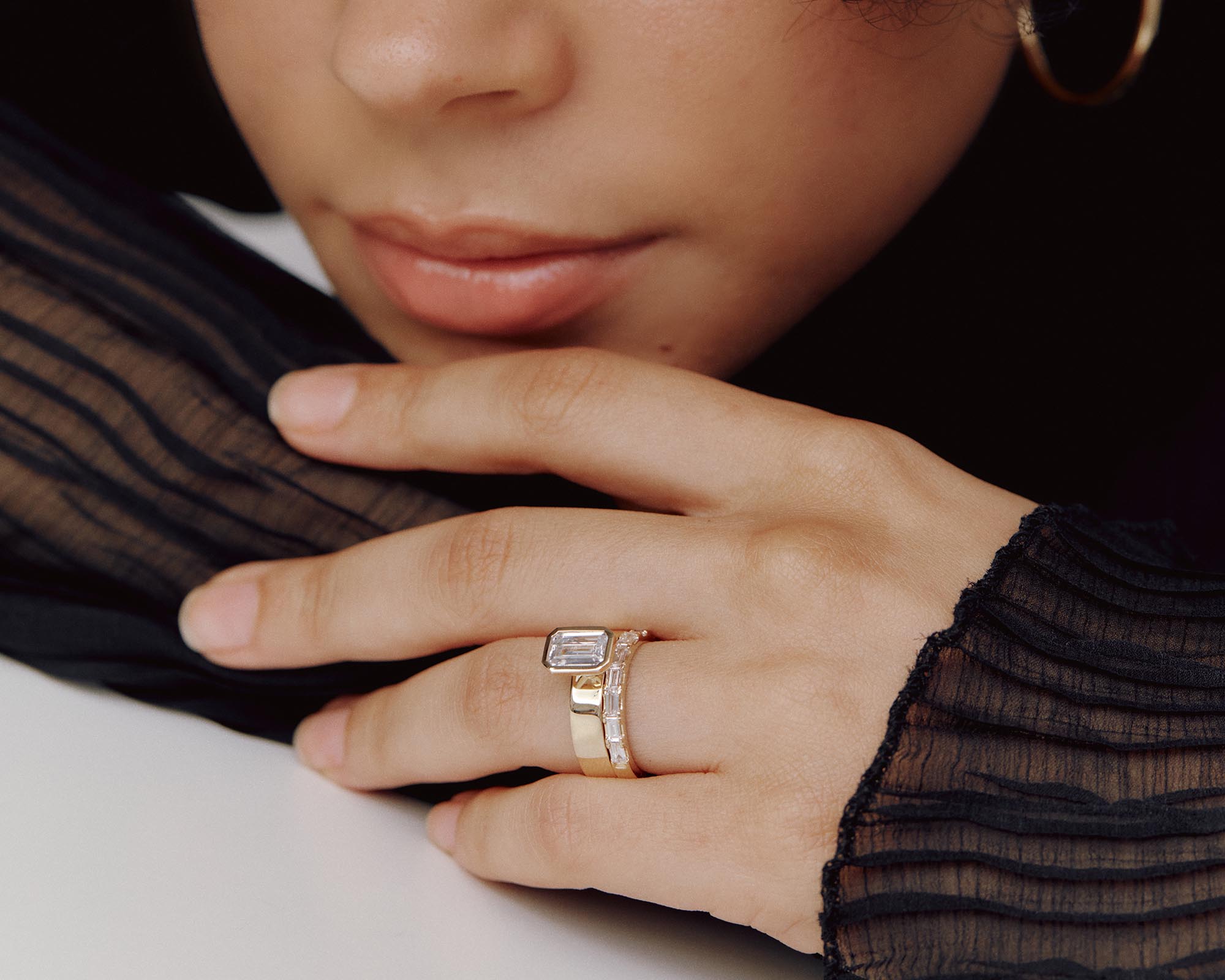 The Domed Bezel Solitaire — Princess