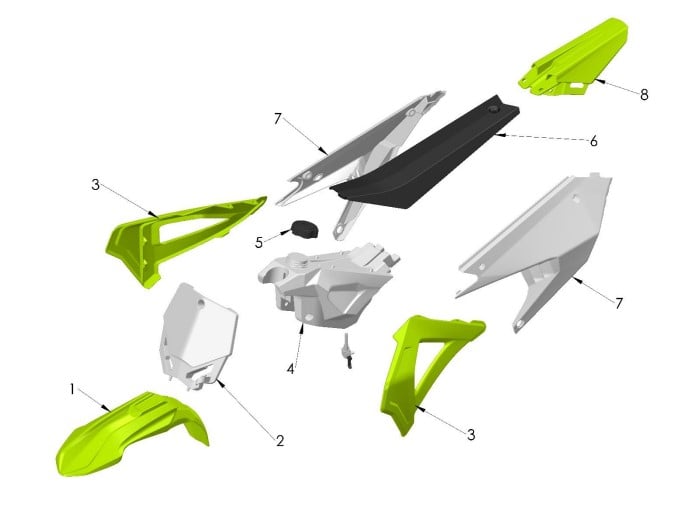 BODYWORK SEAT TANK