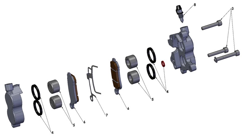 BRAKE FRONT CALIPER