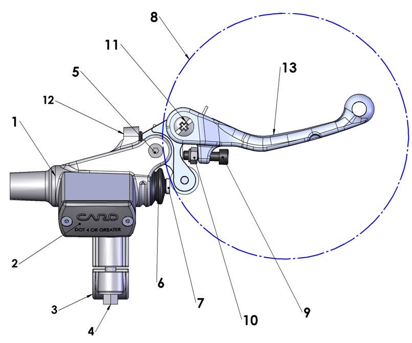 BRAKE FRONT MASTER CYLINDER