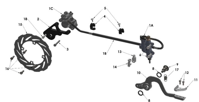 BRAKE REAR