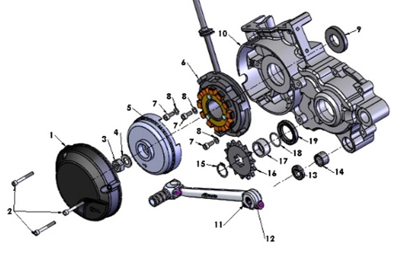 ENGINE - LEFT SIDE EXTERNAL