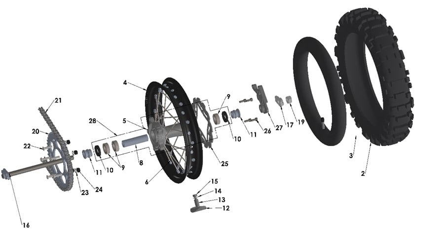 WHEEL REAR