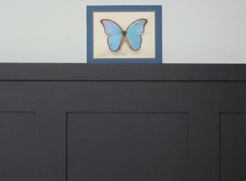 Deep Purple woodwork painted with Duke's House No.44

