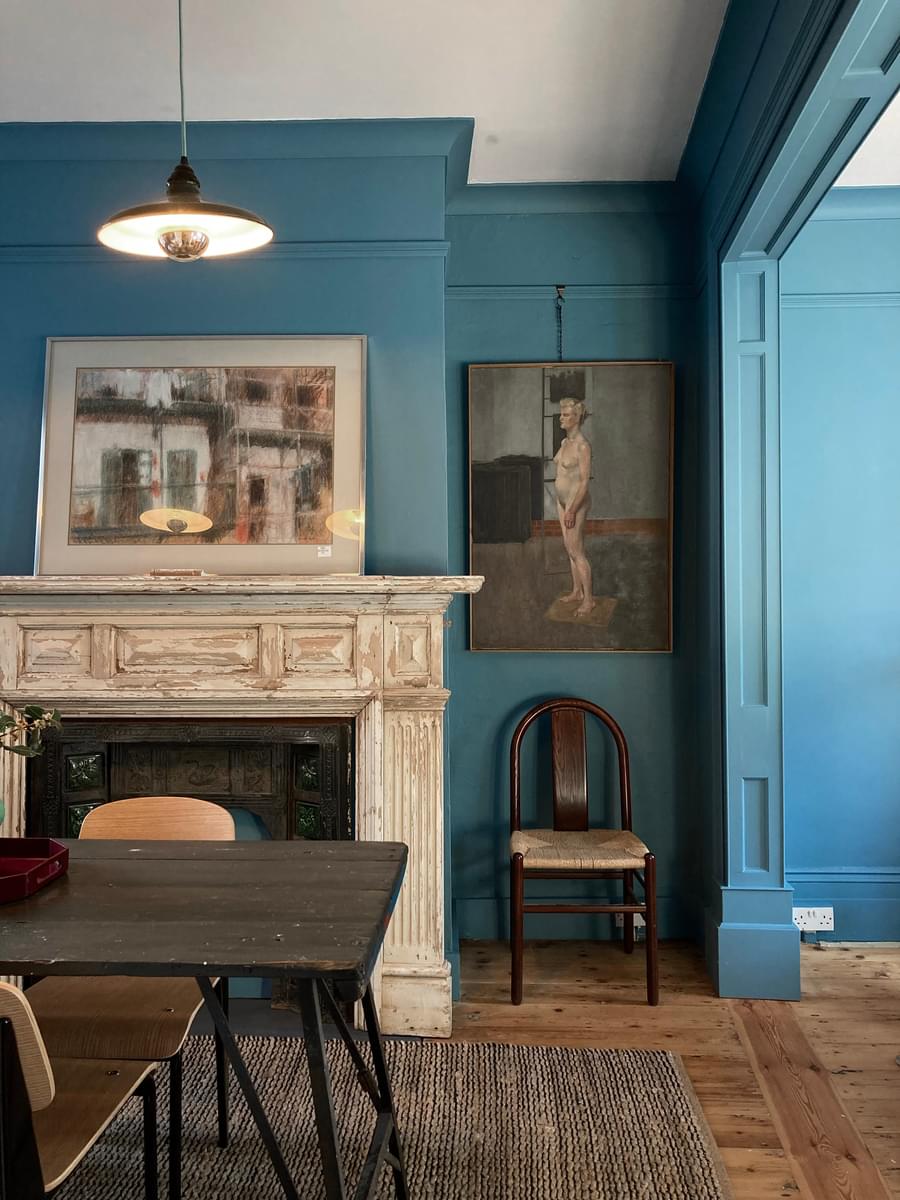 Eaton Square™ No.232, Bright Vivid Mid Blue Paint - Mylands