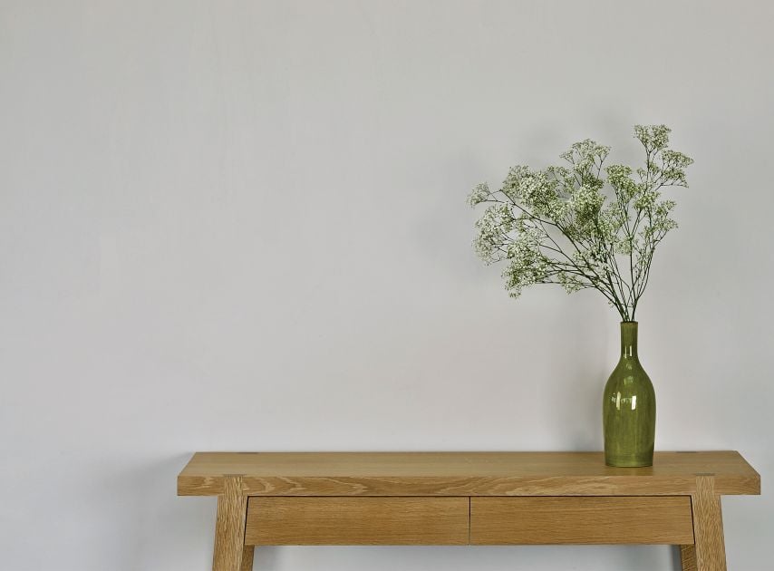 Silver Blue Grey walls painted with Islington No.23 