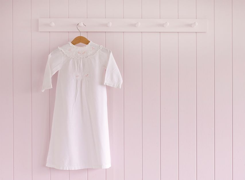 Light Pastel Pink paneling painted with Osterley No.25

