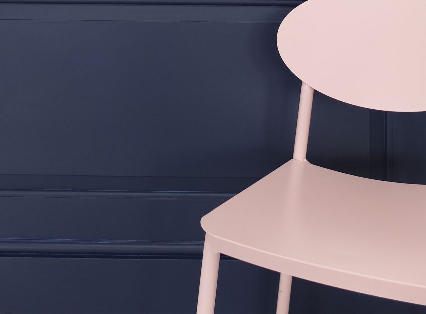 Light Pastel Pink chair painted with Osterley No.25

