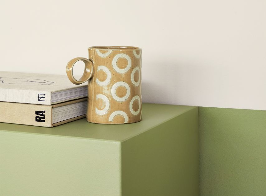 Avocado Green lower walls painted with Stockwell Green No.203

