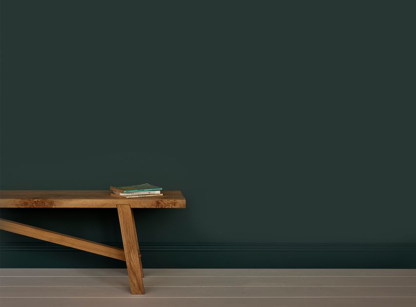 Jungle Green walls painted with FTT-013