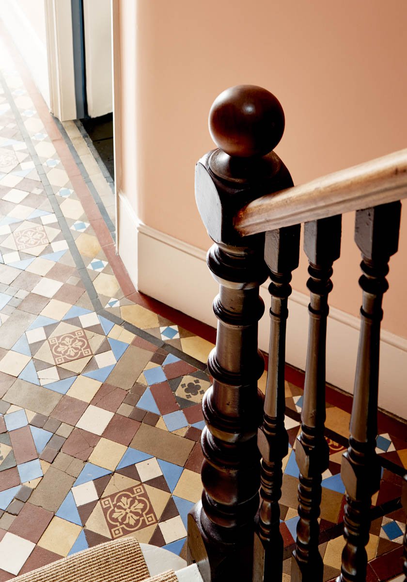 Peach Pink walls painted with Peach Flesh Pink™ No.268 