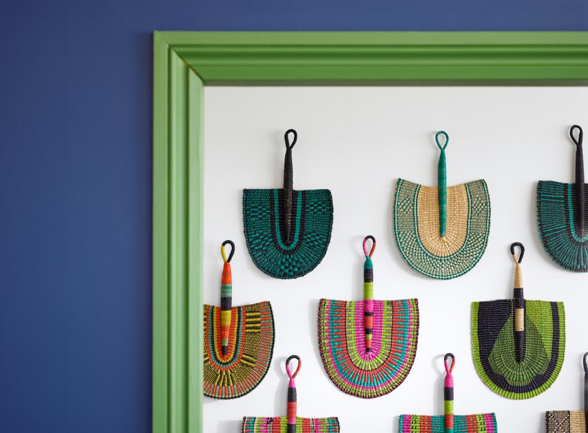 Botanical Green doorway painted with Sorrel Green™ No.207

