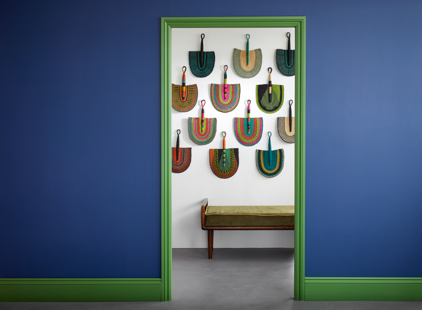 Bold Ocean Blue walls painted with Proper Blue™ No.67 