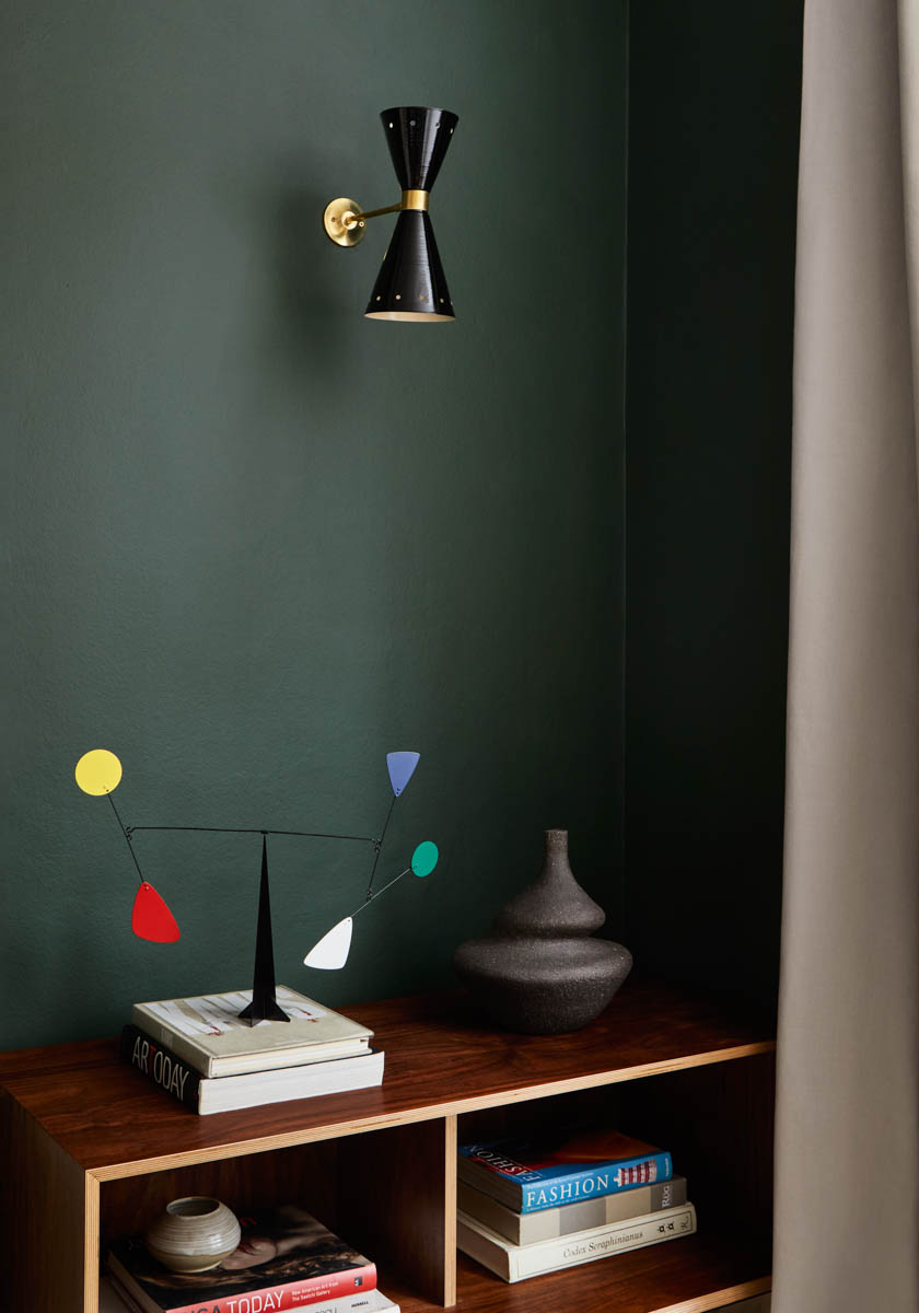 Dark Leafy Green walls painted with Pleasure Gardens Green™ No.214 