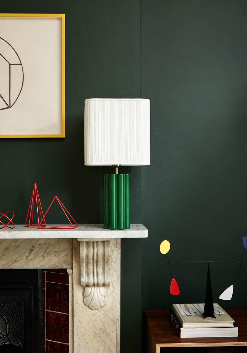 Dark Leafy Green walls painted with Pleasure Gardens Green™ No.214 