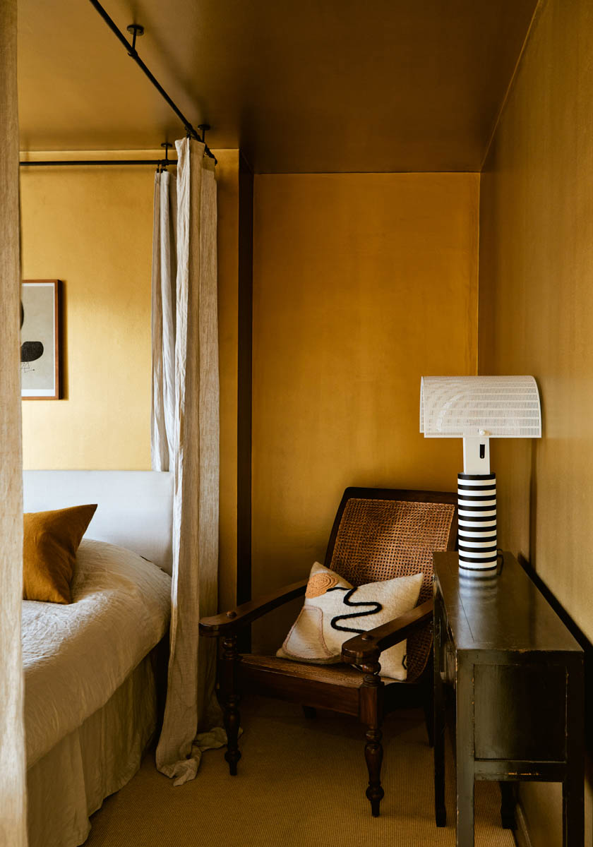 Gold Colour walls painted with FTT-001