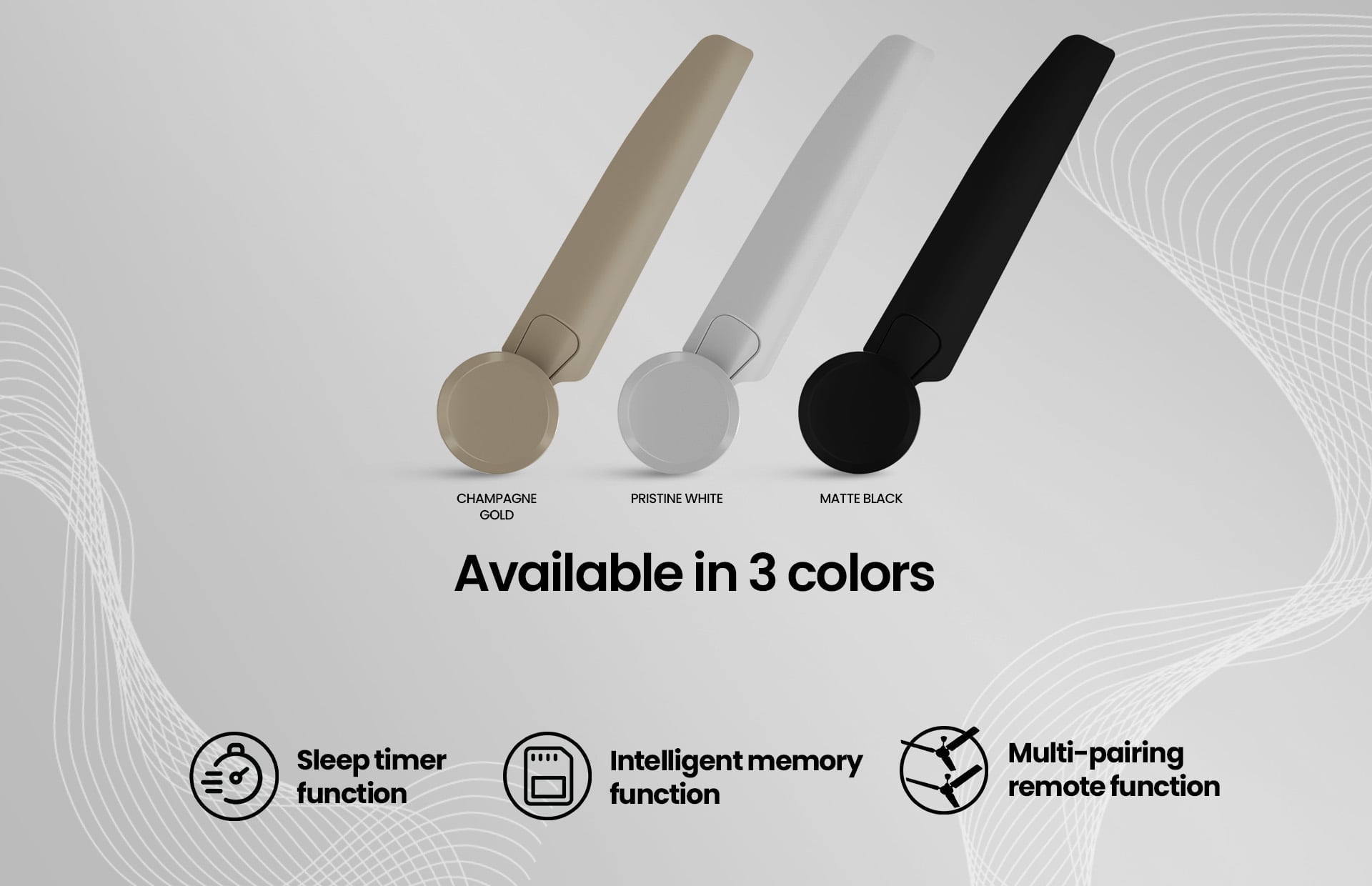 Available In 3 Colors