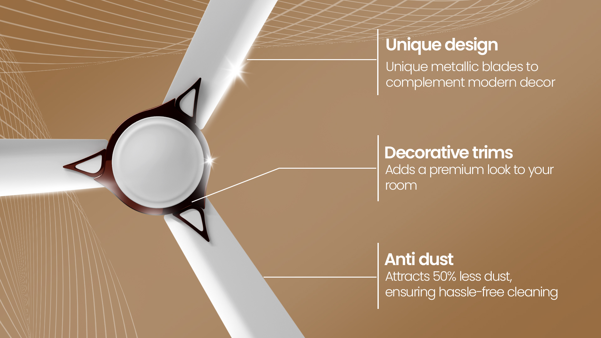 Unique Design, Anti Dust, Decorative Trims