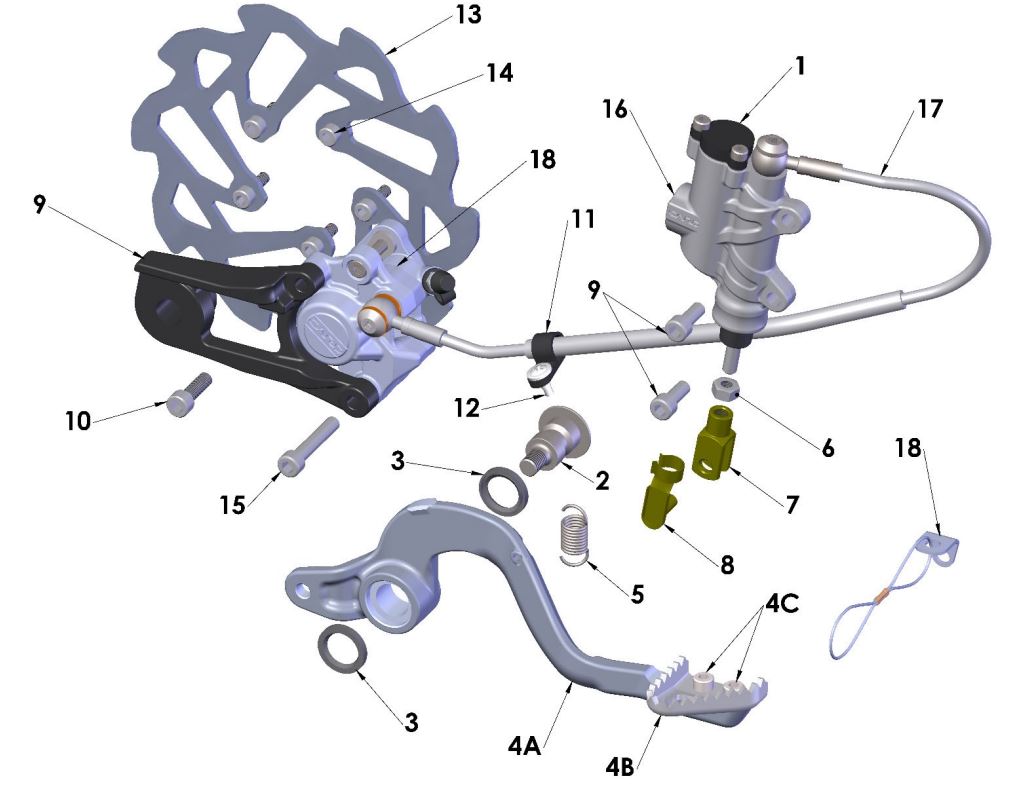 BRAKE REAR