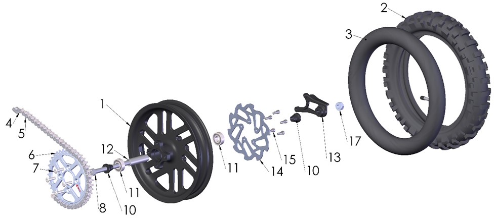 WHEEL REAR