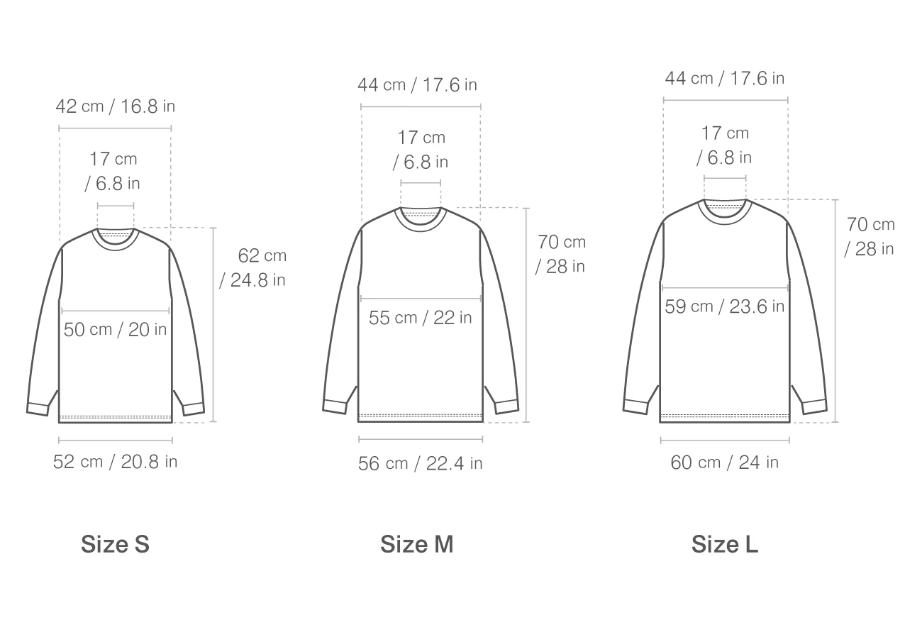 KINTO FUTO CUT AND SEW LONG SLEEVE TCO_S BROWN THUMBNAIL 16