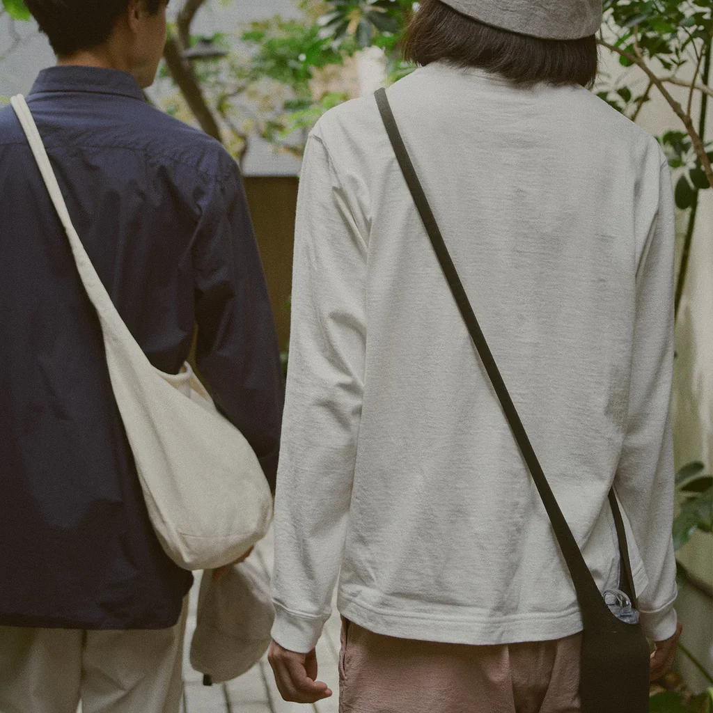 KINTO FUTO CUT AND SEW LONG SLEEVE TCO_S WHITE THUMBNAIL 5