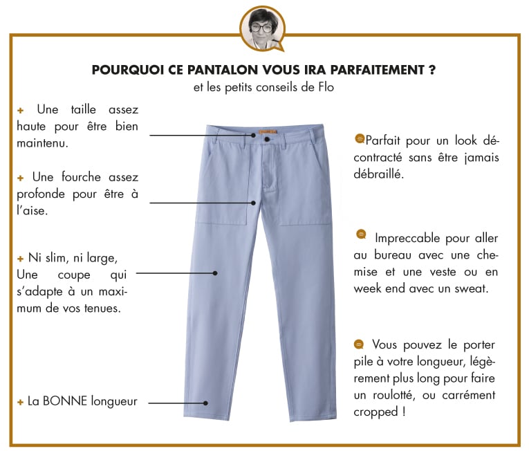 LE PANTALON WORKER - HORIZON