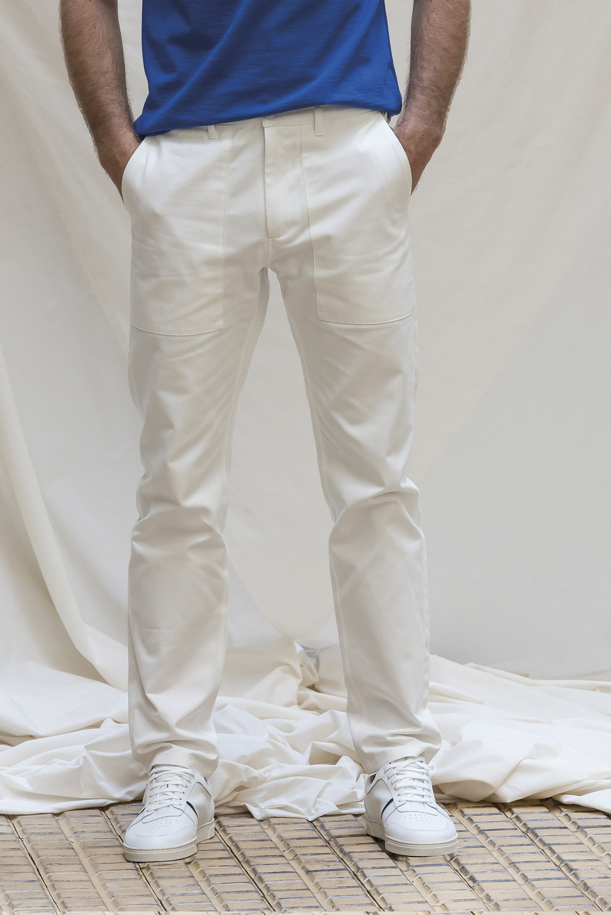 LE PANTALON WORKER - LATTÉ