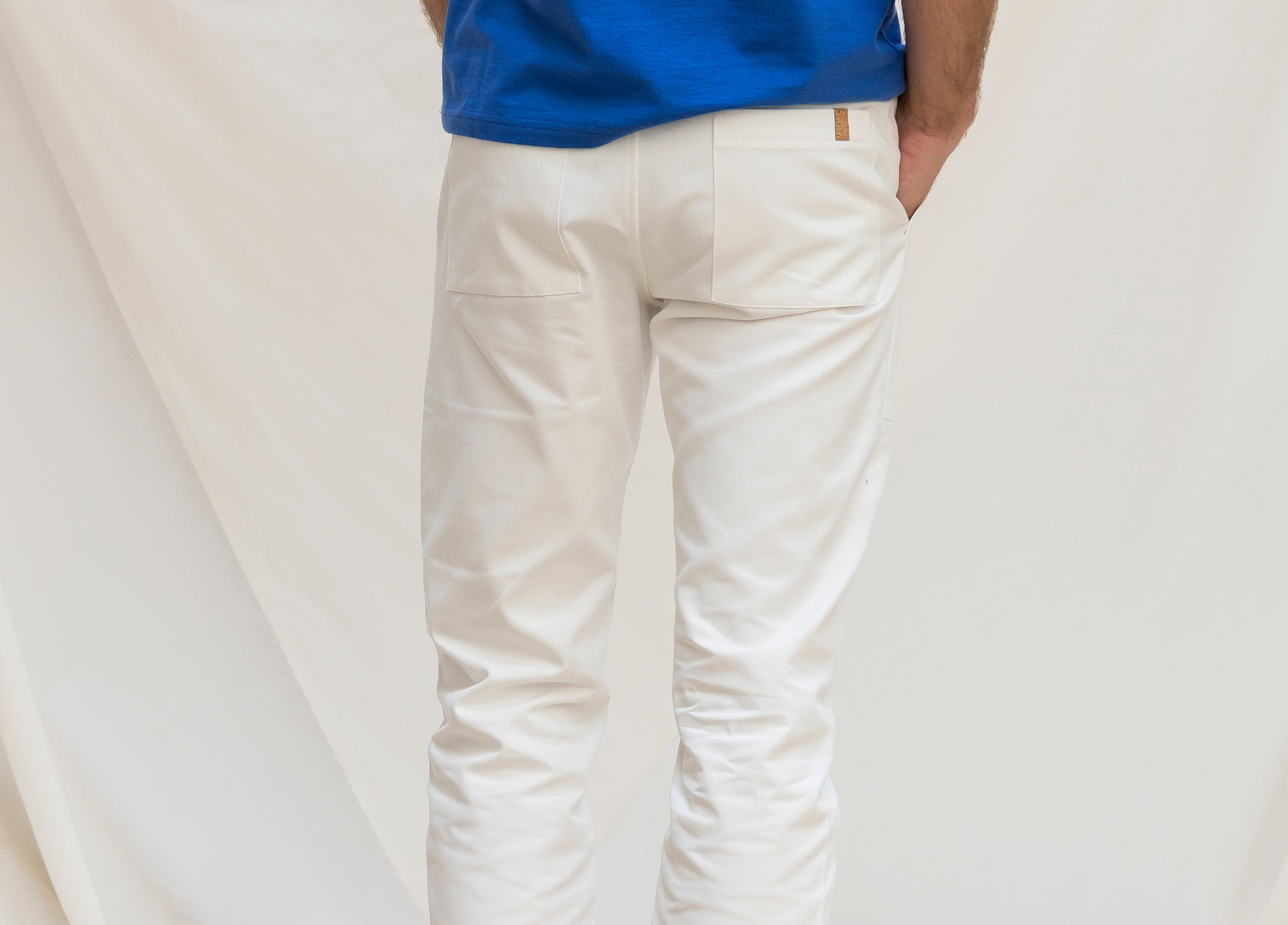 LE PANTALON WORKER - LATTÉ