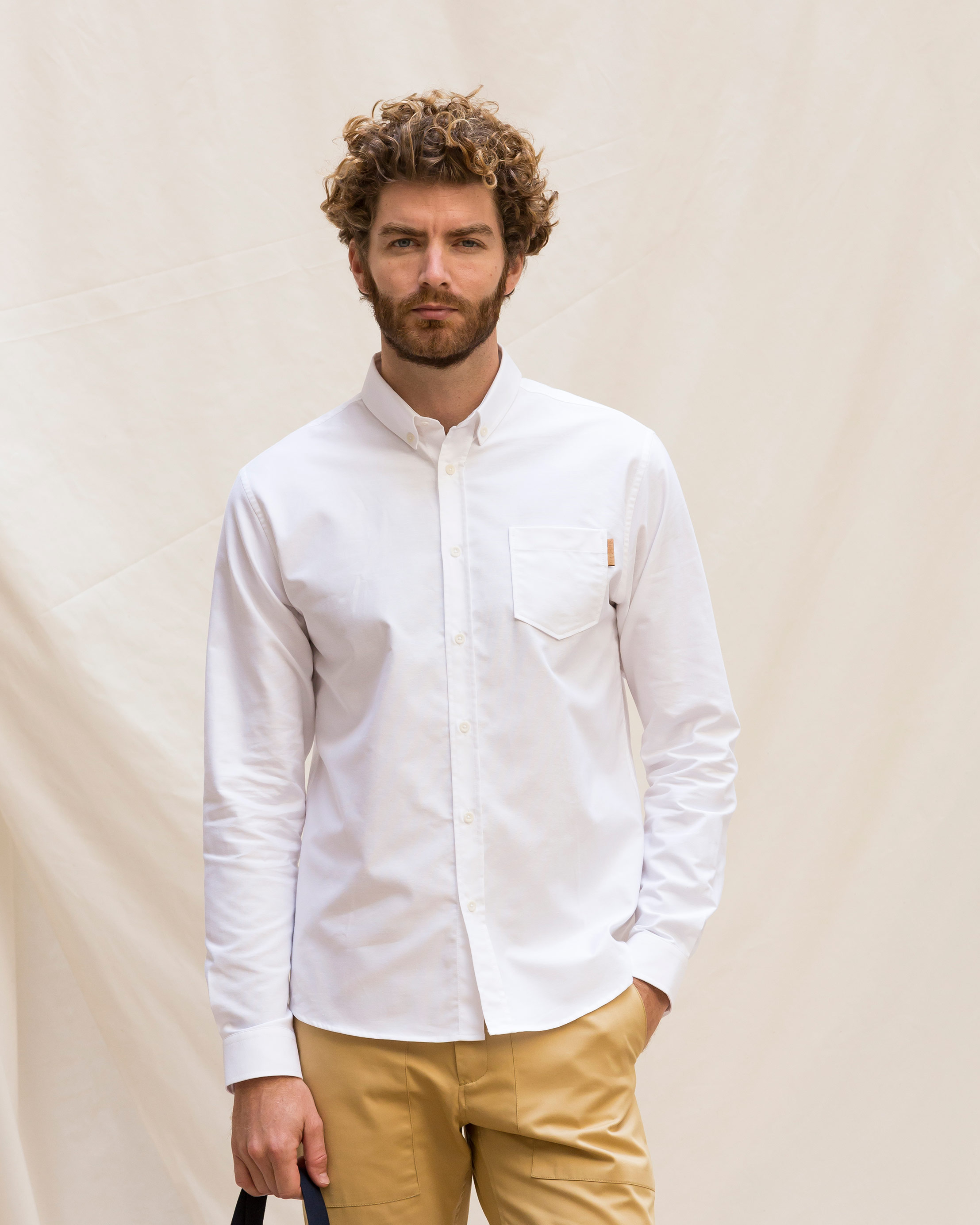 LA CHEMISE CAMPUS - BLANCHE