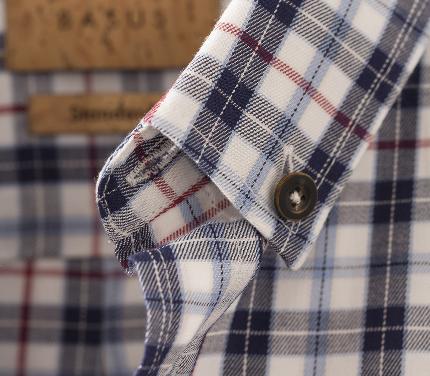 LA CHEMISE CAMPUS - CARREAUX BLEU